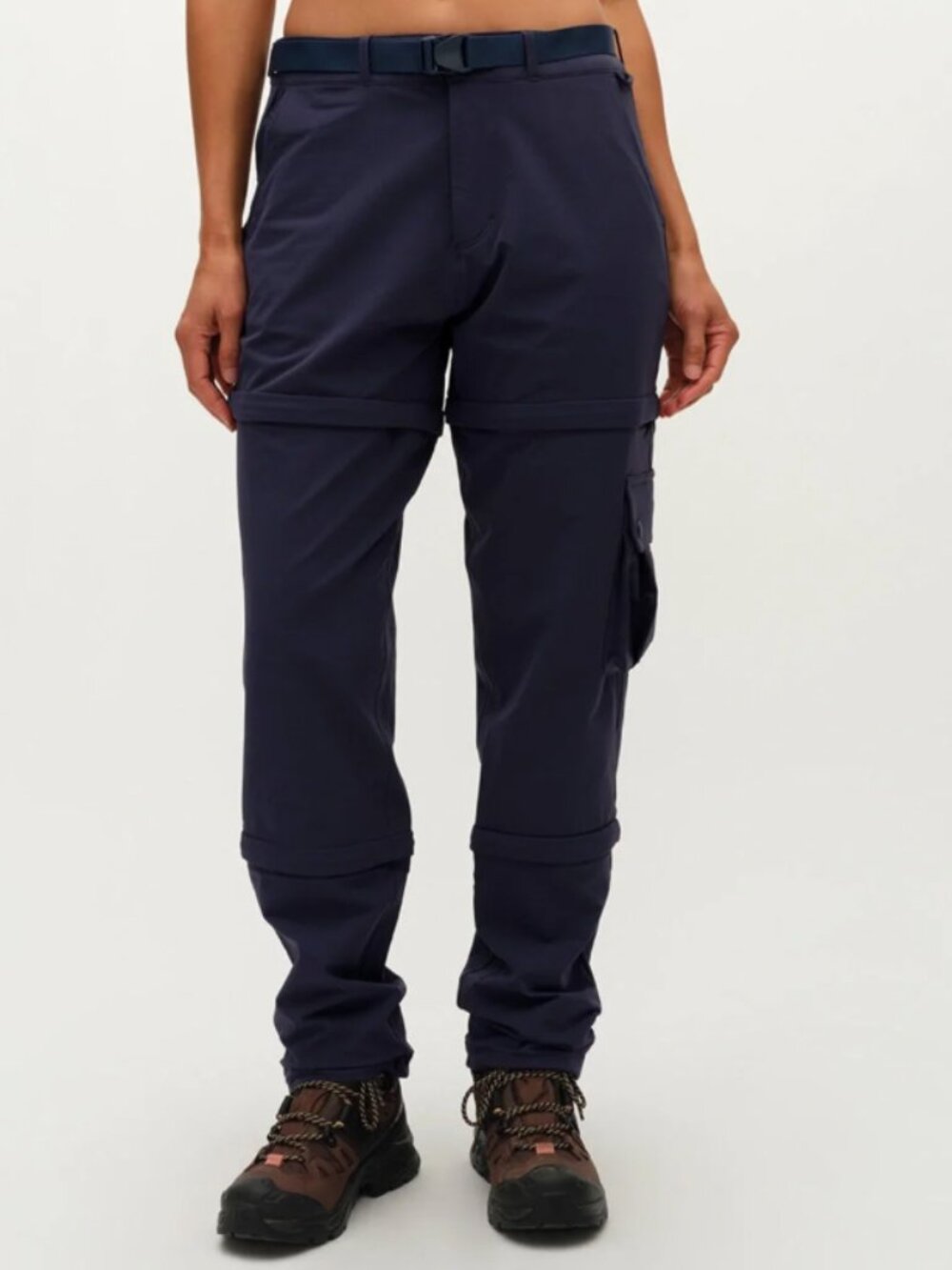 Outdoor Voices RecTrek Zip-Off Cargo Convertible Pants Medium Navy Blue Hiking